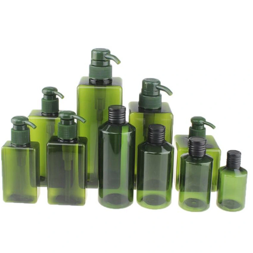 Custom Shampoo Bottle PETG Cosmetic Plastic Pump Bottle