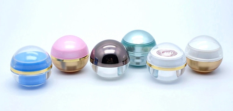 Ready to Ship 5g Mini Skincare Small Face Cream Custom Empty Lip Balm Scrub Acrylic Pet Glass Plastic Cosmetic Packaging Cream Pot Bottle Box Container Can Jar